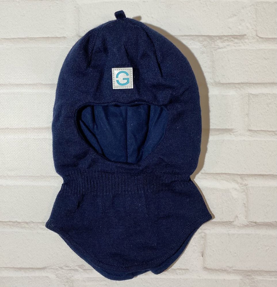 Зимова шапка-шолом ЗОРЯНИЙ ШЛЯХ-2 для хлопчика з softiterm, обхват голови 46 - 48 см, В'язане полотно