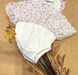 Боді - спідничка Ніжні Трояндочки на літо для новонародженої, 86, Кулір
