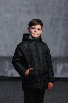 Демісезонна куртка Super Black для хлопчика