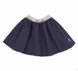 Детская юбка Клеш тринитка синяя, 98, Трикотаж трехнитка