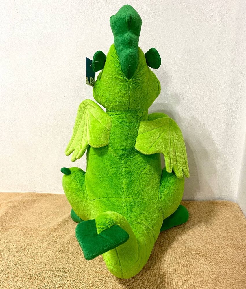 Мягкая игрушка «Дракон» 60 см, Зелёный, Мягкие игрушки ДИНОЗАВРЫ, ДРАКОНЫ, до 60 см