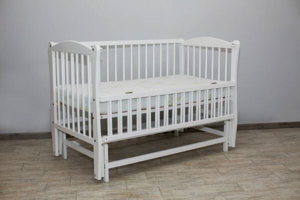 Кроватка для новорожденного с маятником Элит 2 стандарт