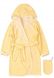 Дитячий махровий халат Банний день жовтий