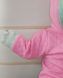 Комбинезон Рожеве Щастя капитон для маловесной новорожденной  , Размер на рост 50 см, Капитон, Комбинезон