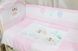 Комплект постельного белья для новорожденных Бусинка розовый, без балдахина