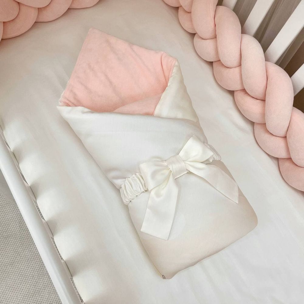 Постільний комплект в ліжечко для новонароджених Лисичка, без балдахіна