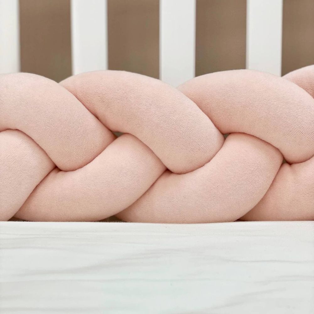 Постельный комплект в кроватку для новорожденных Лисичка, без балдахина