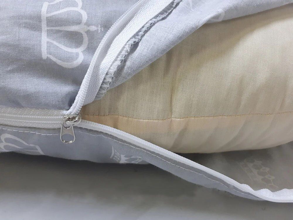 Подушка для вагітних Підкова U - образна 2,65 метри, Сірий