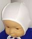 Шапочка для малюків рібана шп 69 молочна, обхват голови 36 см, Рібана, Шапка