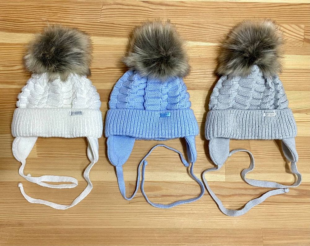 Зимова шапка Лесенка для новонароджених