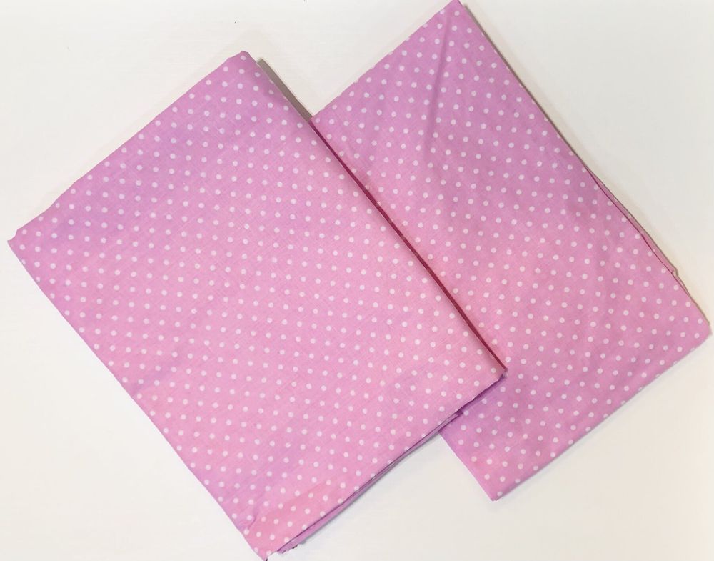 Сменный комплект постельного белья ВЕСЕЛЫЙ ГОРОШЕК розовый фото, цена, описание