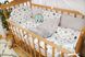 Дитячий спальний набір в ліжечко для новонародженого Котики, без балдахіна
