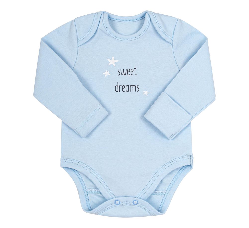 Фото Комплект одежды для новорожденного в роддом Привет Зайка голубой, купить по лучшей цене 898 грн