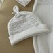Теплый крестильный человечек для малышей Мереживо велюр белый, 56, Велюр, Модели унисекс