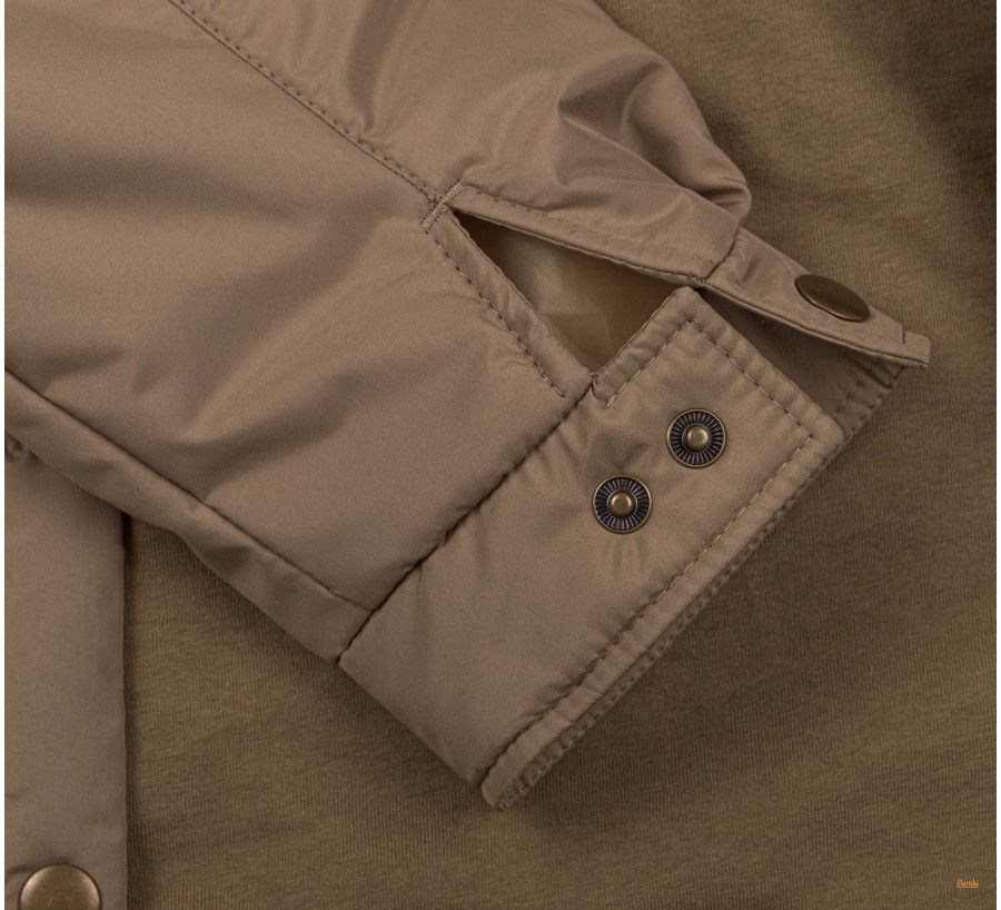 Демісезонна куртка Shirt Stylish для дівчинки кольору хакі, 128, Плащівка
