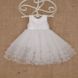 Нарядное платье Перлинка для малышки белое, 68, Атлас, Платье