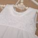 Ошатна сукня Перлинка для малечі біла, 68, Атлас, Плаття