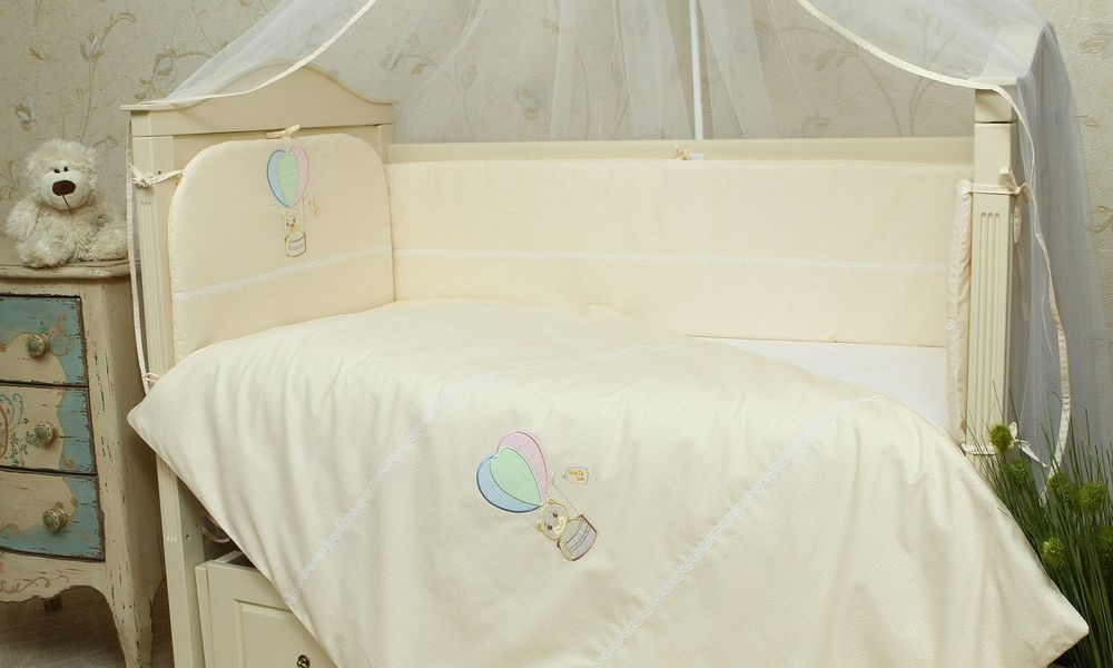 Детский спальный комплект КРУИЗ в кроватку, без балдахина