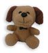 Мягкая игрушка «Собачка Топси» 15 см, Коричневый, Мягкие игрушки СОБАКИ, до 60 см