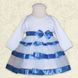 Платье Маленька Леді для малышки голубое интерлок