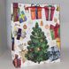 Картонний новорічний подарунковий пакет 32х26х10 см Святкова декорація, Середні, Новорічний