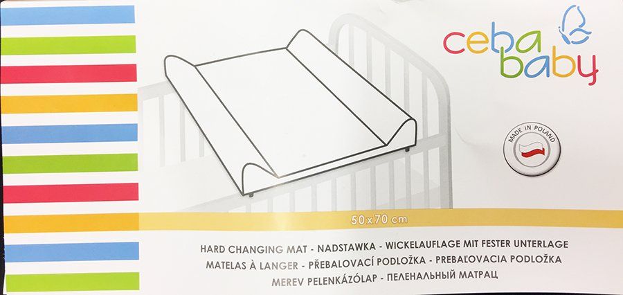 Пеленатор Ceba Baby бежевий 50х70 см на ліжечко або комод