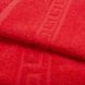 Махровое полотенце Версаче 50 х 85 красное