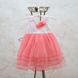 Нарядное платье Наталі для малышки персиковое, 74, Кулир