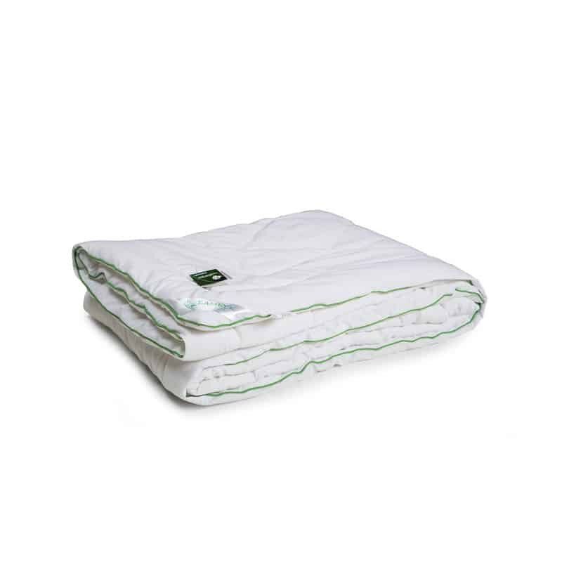 Бамбуковое одеяло 140 * 205 см белое, 140х205см (±5 см), Демисезонное одеяло, Бамбуковое волокно, Тик