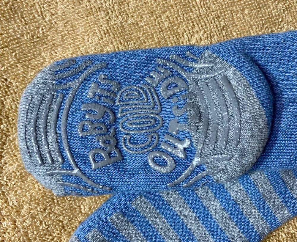 Дитячі махрові шкарпетки НК123 зі стопорами, 12-24 міс (довжина стопи 12 см), Махра