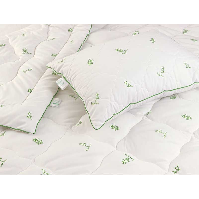Бамбуковое одеяло Bamboo Style белое 200х220, 200х220см (±5 см), Зима, Бамбуковое волокно, Микрофибра