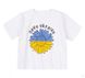 Детская патриотичная футболка Тризуб України супрем , 104, Супрем