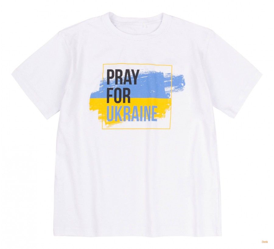 Дитяча патріотична футболка Тризуб України супрем, 104, Супрем