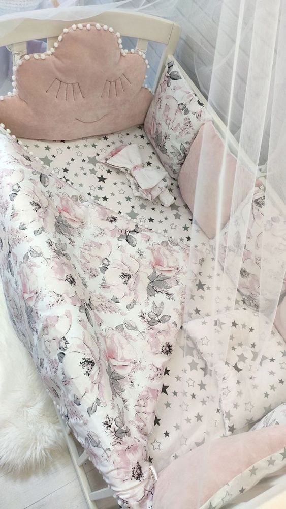 постельного белья для новорожденных из защитными бортиками