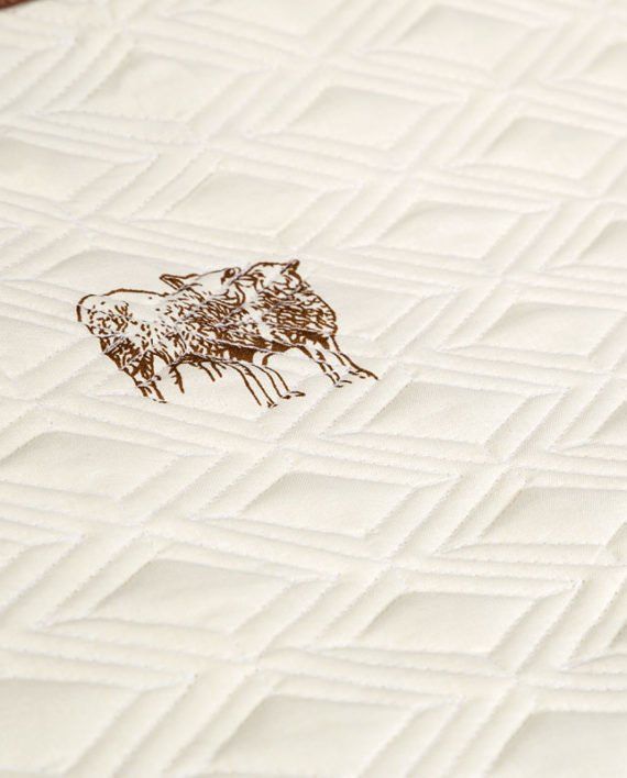 Одеяло детское демисезонное (бязь+шерсть)