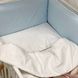 Постільні комплекти в ліжечко для новонароджених Family Blue, без балдахіна