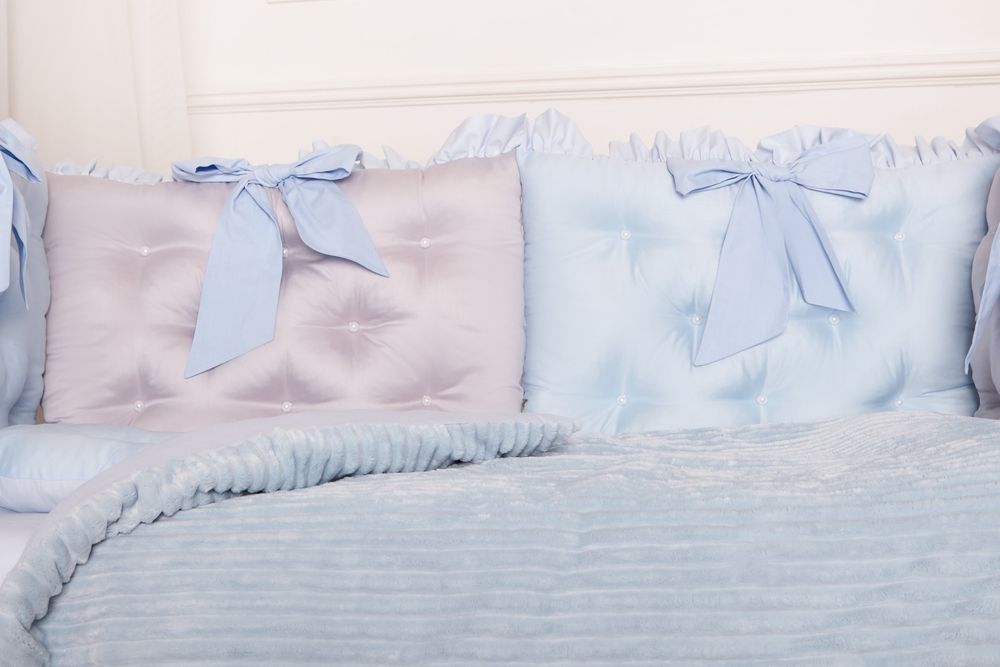 Дитячий спальний комплект «НІЖНІСТЬ» блакитний