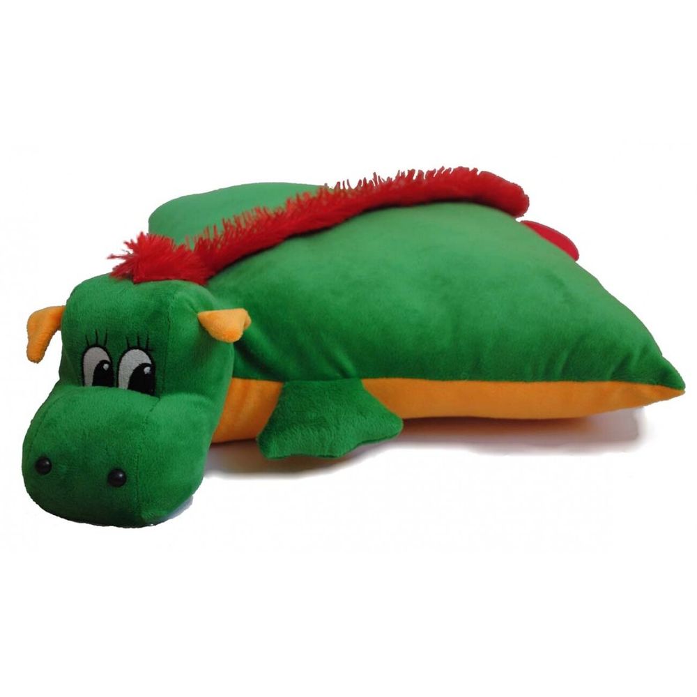 Подушка - игрушка «ЗАГАДОЧНЫЙ ДРАКОН», Зелёный