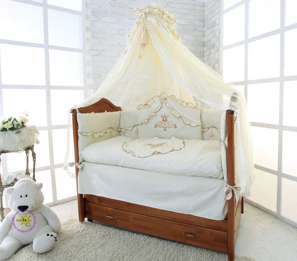 Елітний спальний комплект ВЕРСАЛЬ тм Greta Lux для новонароджених