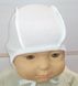 Повсякденна трикотажна бавовняна шапочка для малюків швами назовні молочного кольору