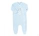 Велюровый комплект Обнимашки для новорожденных голубо-серый