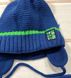 Зимова дитяча в'язана шапка + шарф Sports Turbo - 1