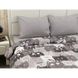 Комплект постільної білизни Grey Cat полуторний (50х70), Сірий, 143х215см, бязь