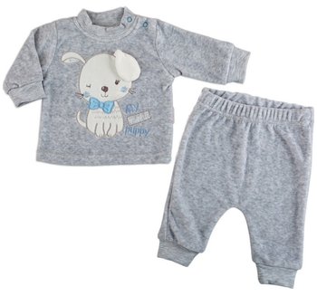 Велюровий костюмчик для малюків джемпер + штанці Друг для хлопчика